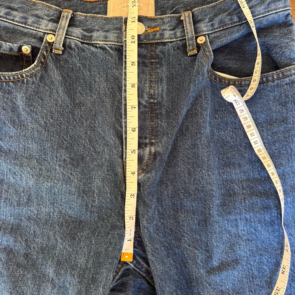 Everlane THE '9OS CHEEKY® JEAN in Organic Cotton Size 29 Dark Wash Ankle Length - Picture 7 of 11